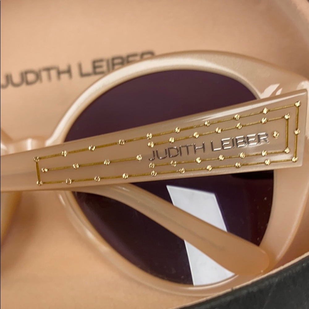 Judith Lieber Crystal Encrustedlogosunglasses - image 3